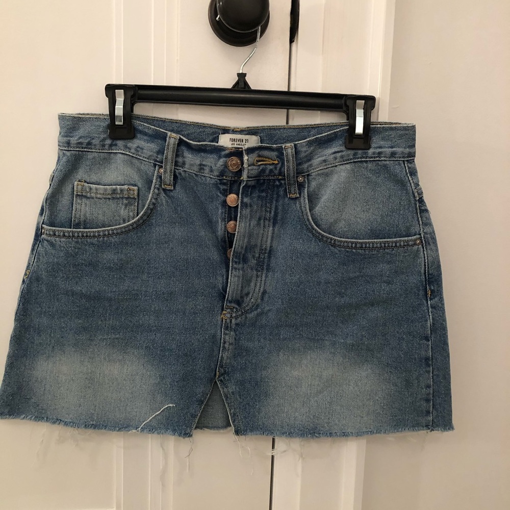 Mini Jean skirt